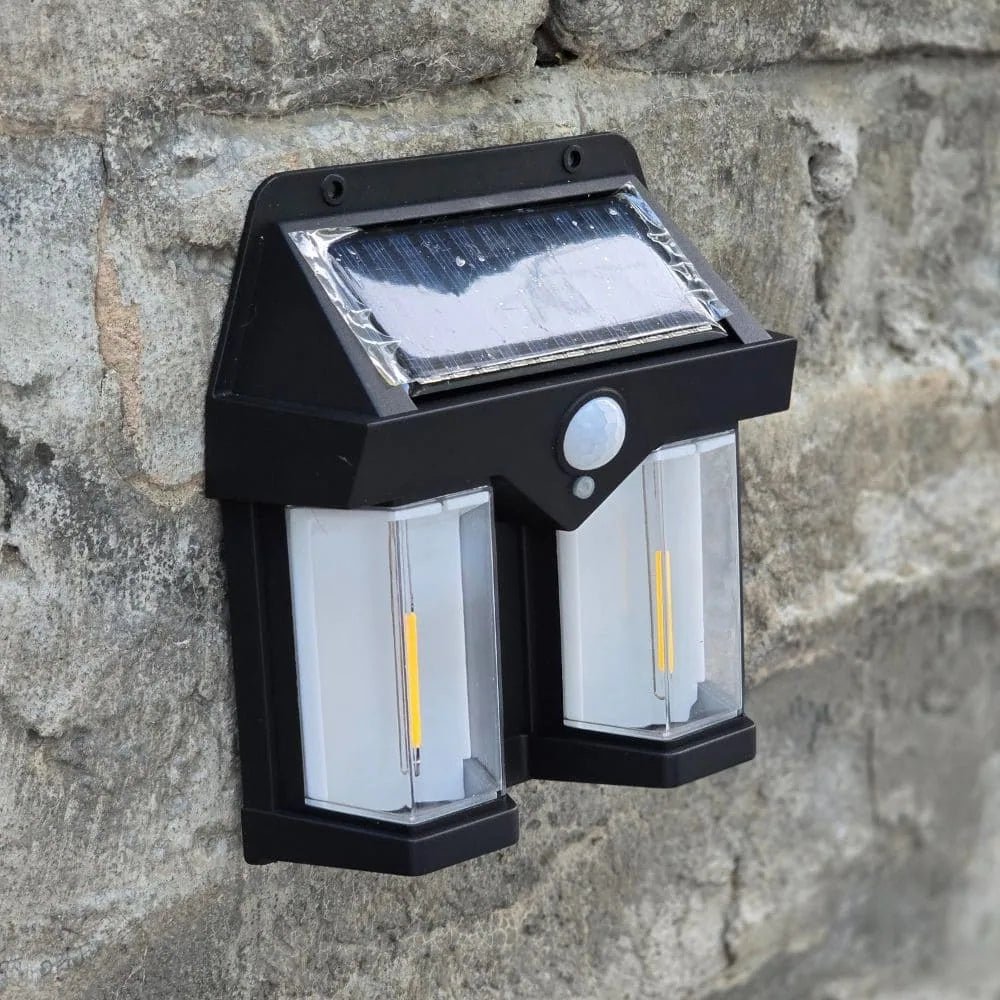 Solar Powered Wall Light + Auto Sensor (Waterproof) - Parchoun Store