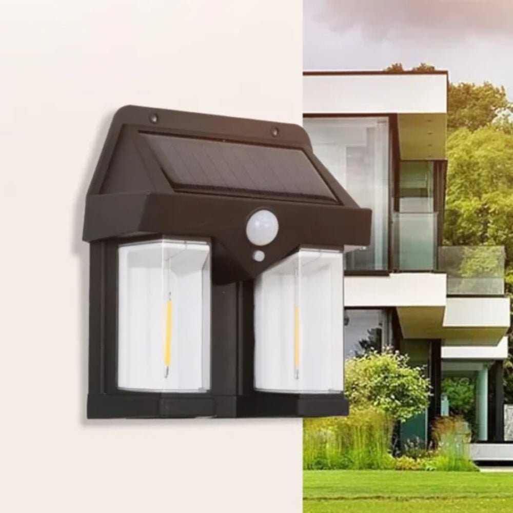 Solar Powered Wall Light + Auto Sensor (Waterproof) - Parchoun Store